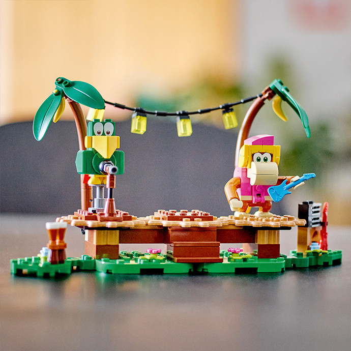 Конструктор LEGO Super Mario Импровизация в джунглях Дикси Конг. Дополнительный набор 71421, 174 детали