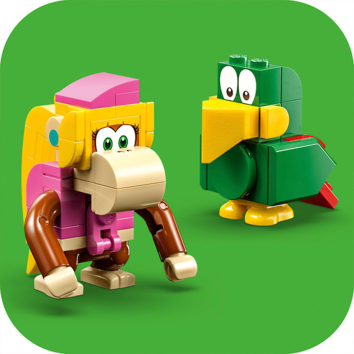 Конструктор LEGO Super Mario Импровизация в джунглях Дикси Конг. Дополнительный набор 71421, 174 детали