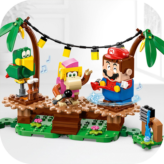 Конструктор LEGO Super Mario Импровизация в джунглях Дикси Конг. Дополнительный набор 71421, 174 детали