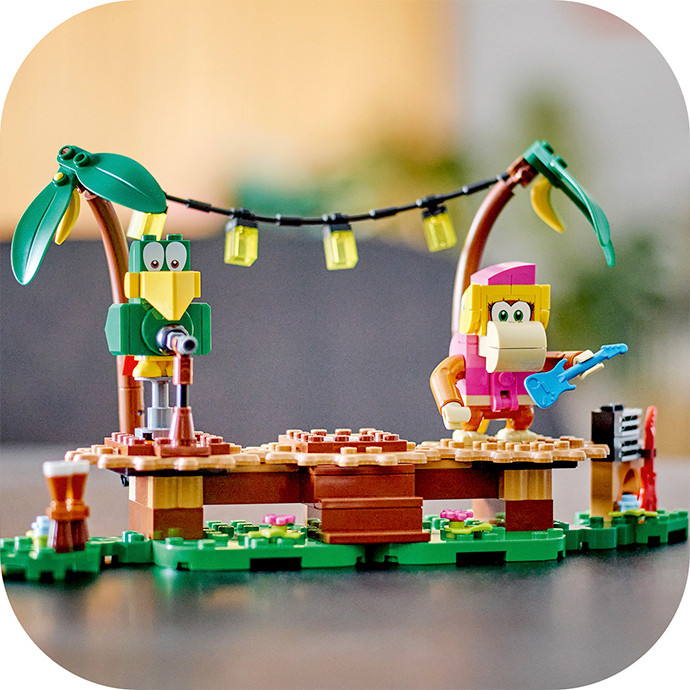 Конструктор LEGO Super Mario Импровизация в джунглях Дикси Конг. Дополнительный набор 71421, 174 детали