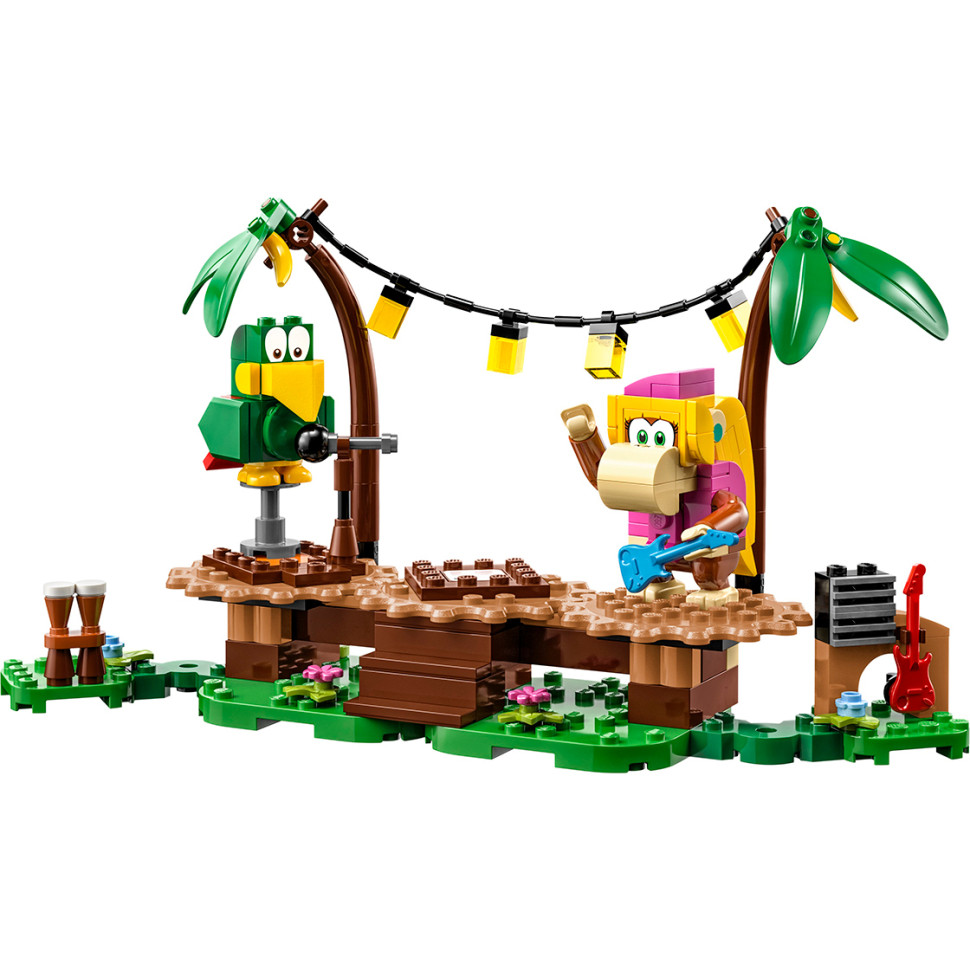 Конструктор LEGO Super Mario Импровизация в джунглях Дикси Конг. Дополнительный набор 71421, 174 детали