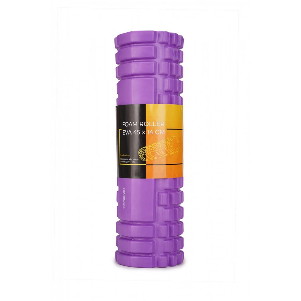 Массажный ролик Cornix XR-0042 EVA 45 x 14 см, Violet
