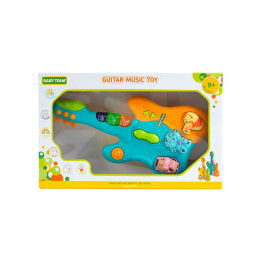 Детская музыкальная игрушка "Гитара" Baby Team 8644_гітара_блакитна