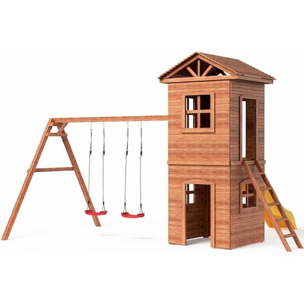 Дитячий ігровий майданчик-будиночок SportBaby SportHouse-21 зі сходами