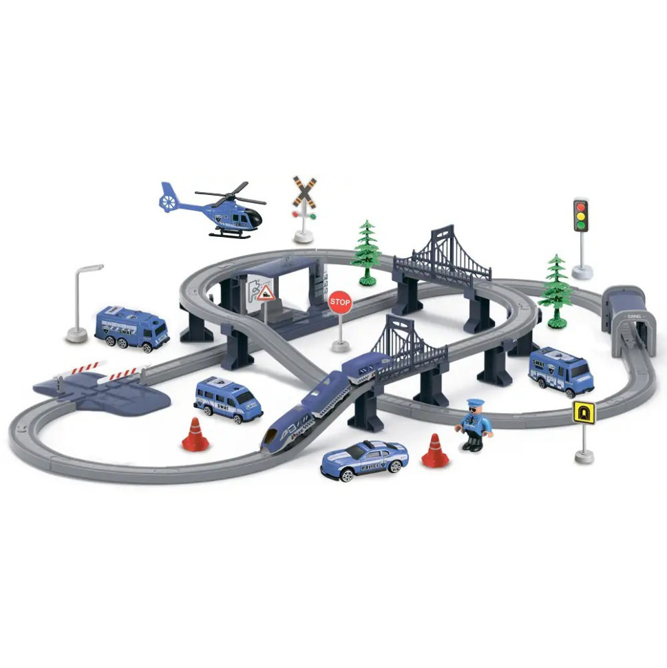 Игровой набор ГОРОДСКОЙ ЭКСПРЕСС ZIPP Toys AU3884AB, электрическая 104 детали