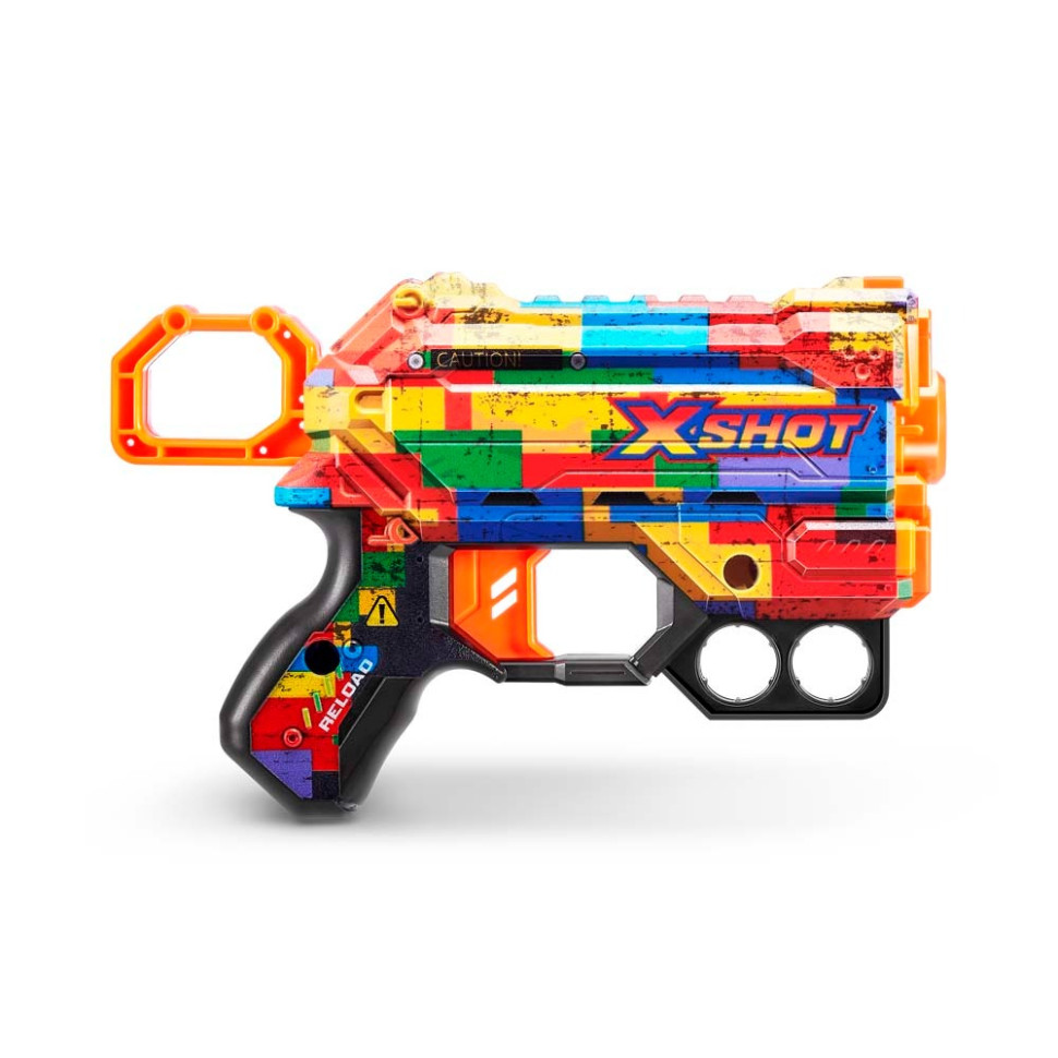 Быстрострельный бластер Skins Menace Striper X-Shot Zuru 36515N 8 патронов