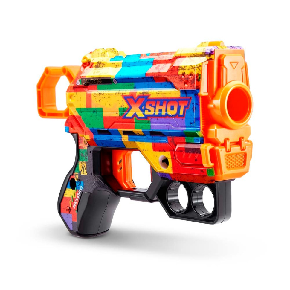 Быстрострельный бластер Skins Menace Striper X-Shot Zuru 36515N 8 патронов