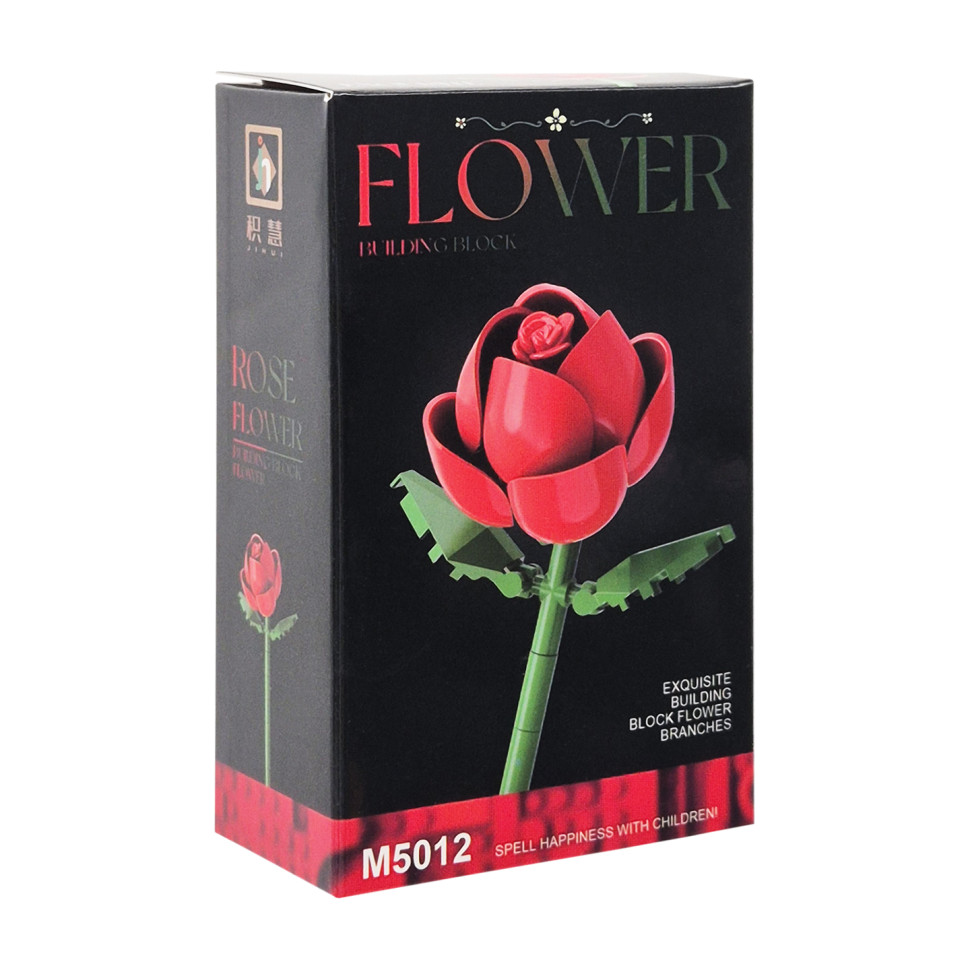 Конструктор детский Flower Bambi M5026-12 элементы для создания стебля и лепестков