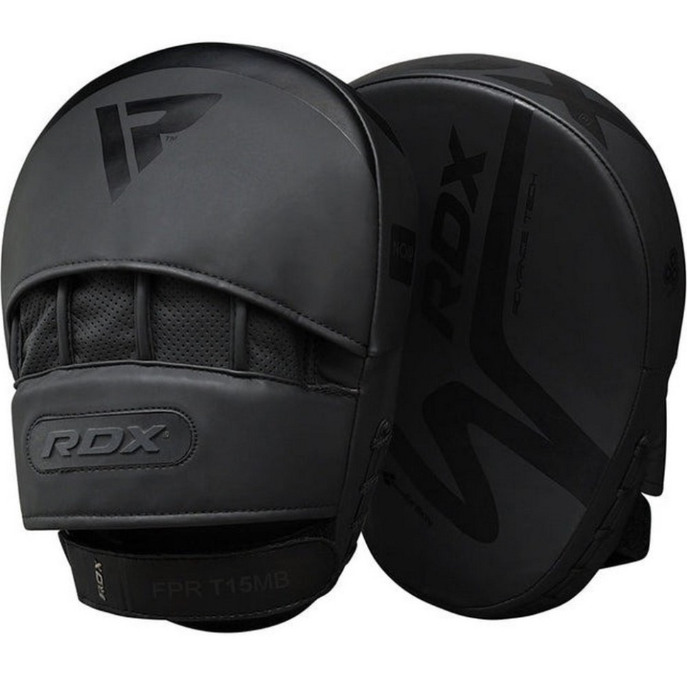 Лапи боксерські T15 Noir Matte RDX Inc Limited FPR-T15MB, Black