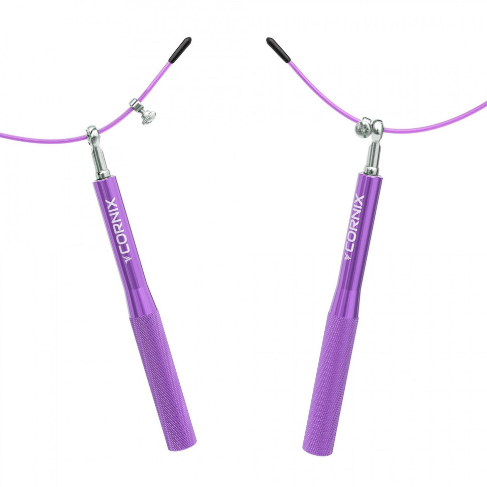 Скакалка скоростная для кроссфита Speed Rope Cornix XR-0159 Purple