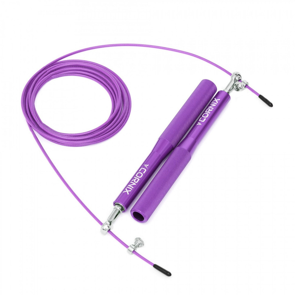 Скакалка скоростная для кроссфита Speed Rope Cornix XR-0159 Purple