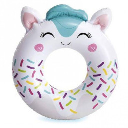 Детский надувной круг Котик Intex 59266-3 размер 84 см Детский надувной круг Котик Intex 59266-3 размер 84 см