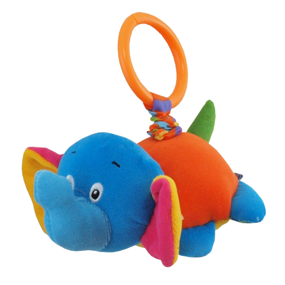 Плюшевая подвеска Слоник Baby Mix TE-8203G-13E для коляски