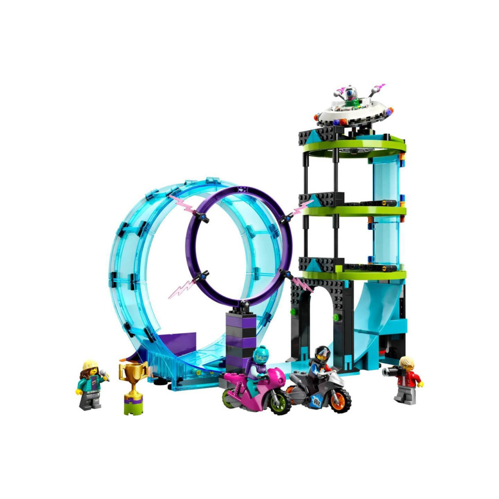 Конструктор Невероятная задача для каскадеров City Stuntz LEGO 60361, 385 деталей