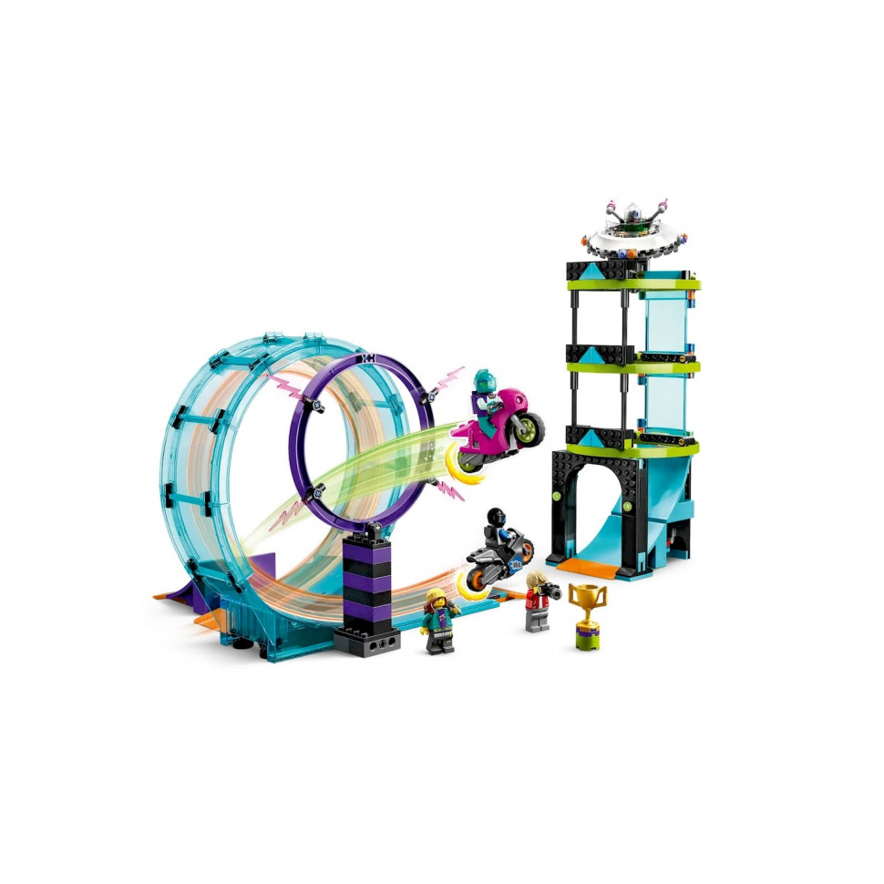 Конструктор Невероятная задача для каскадеров City Stuntz LEGO 60361, 385 деталей