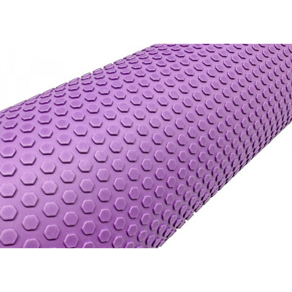 Массажный ролик Foam Roller EasyFit EF-2032-V 60 см, Фиолетовый