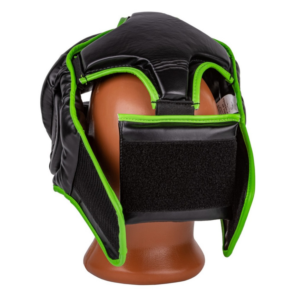 Боксерський шолом тренувальний PowerPlay PP_3100_M_Black/Green, M
