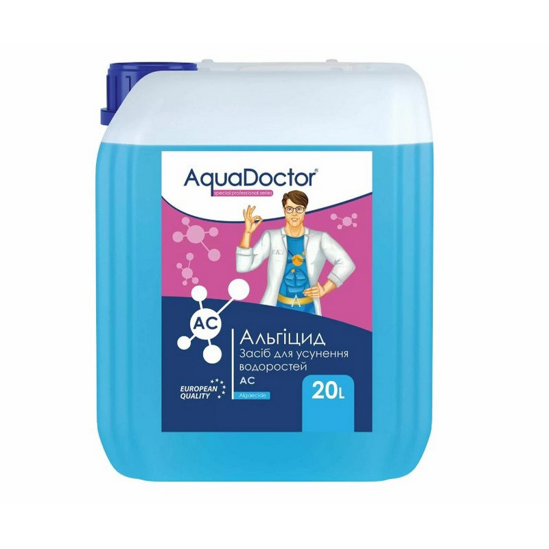 Засіб для усунення водоростей Альгіцид AC AquaDoctor 17452AD 20 л