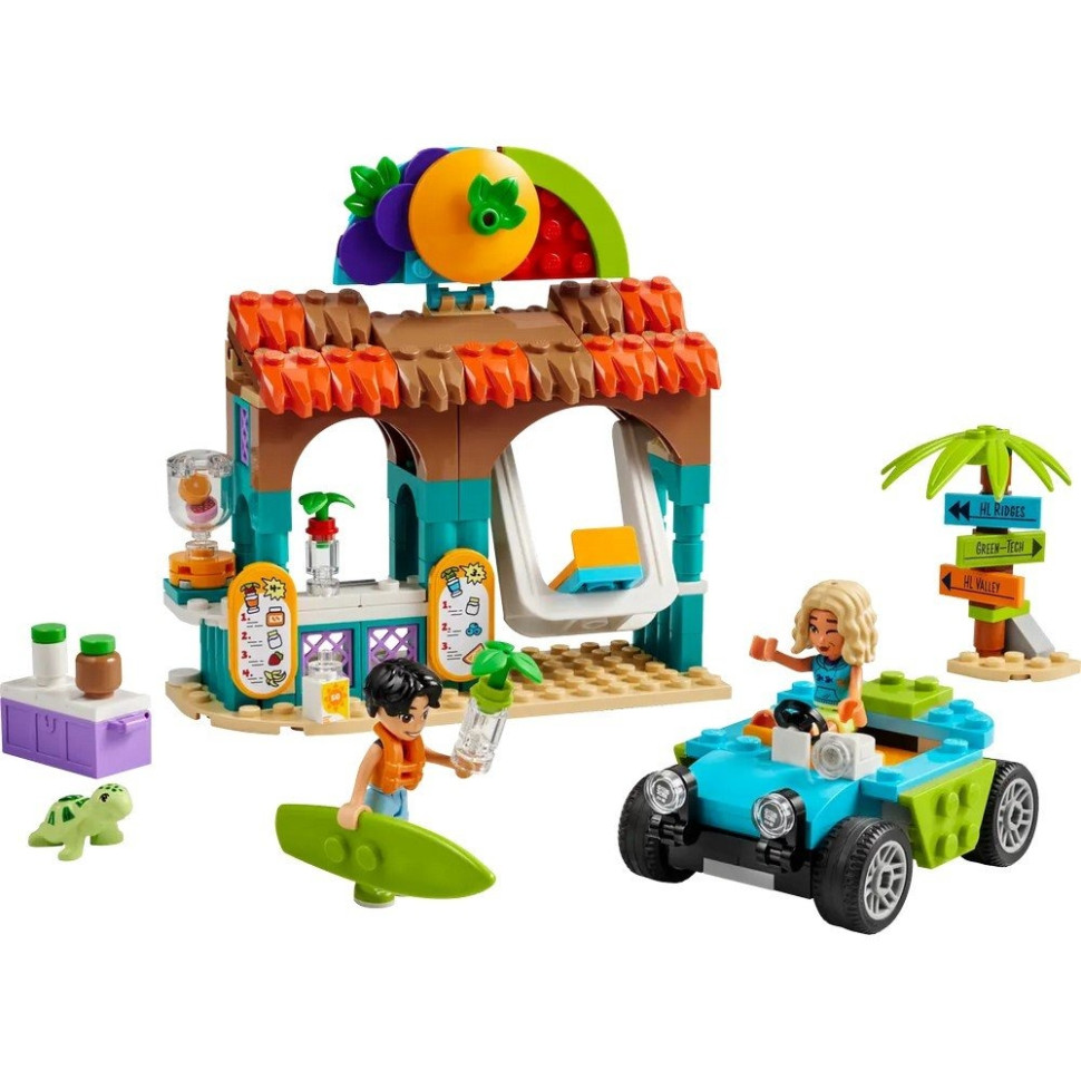 Конструктор «Пляжная лавочка полосе» LEGO 42625, 213 деталей