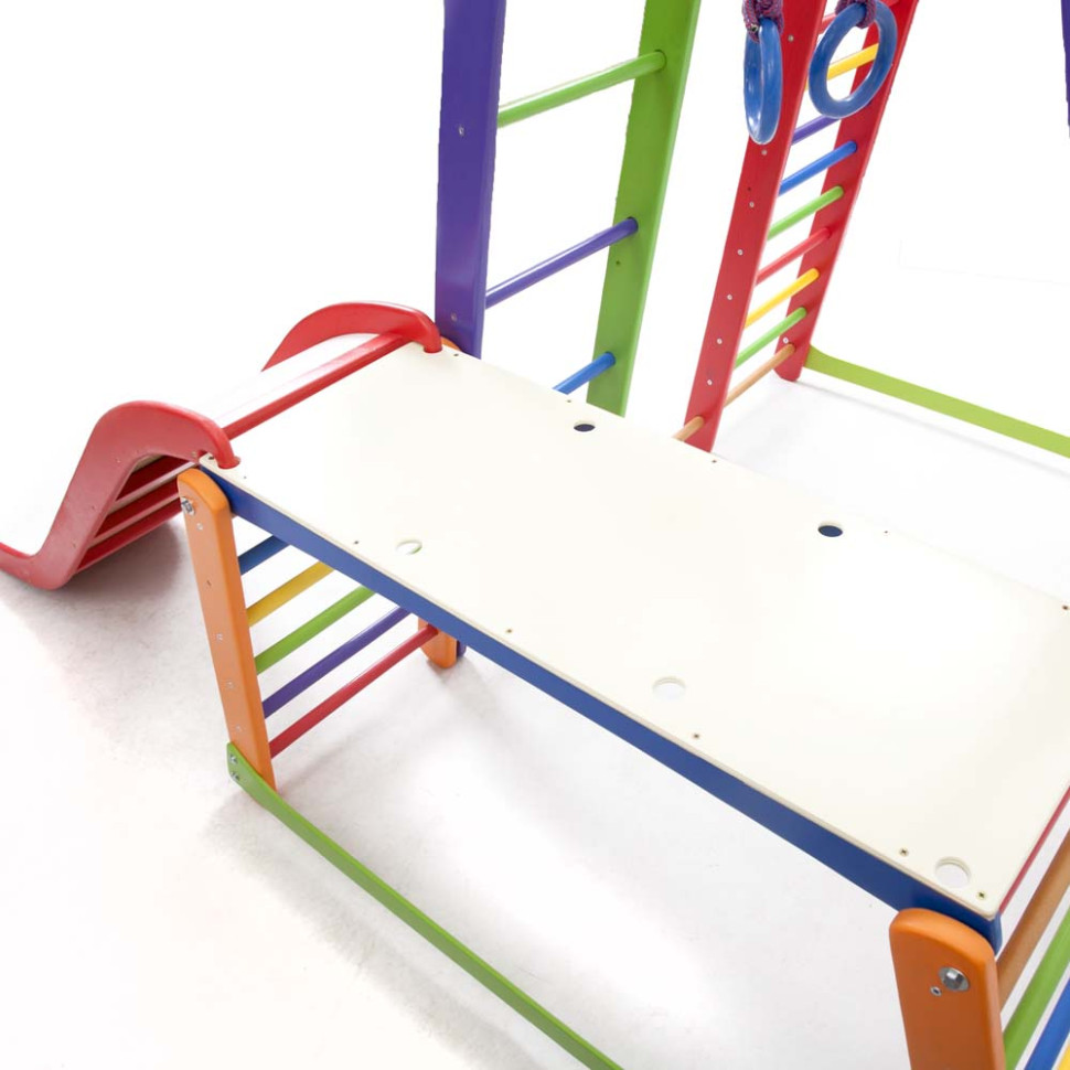 Дитячий спортивний комплекс SportBaby BambinoWood Color Plus 1-1 з гіркою