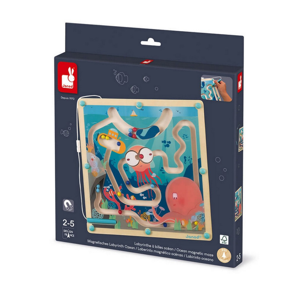 Игра магнитный лабиринт Janod Океан J05312