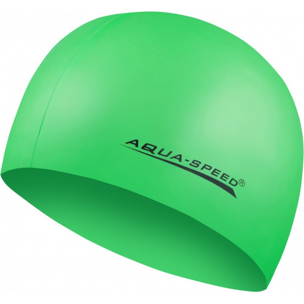Шапка для плавания MEGA Aqua Speed 100-11 светло-зеленый, OSFM