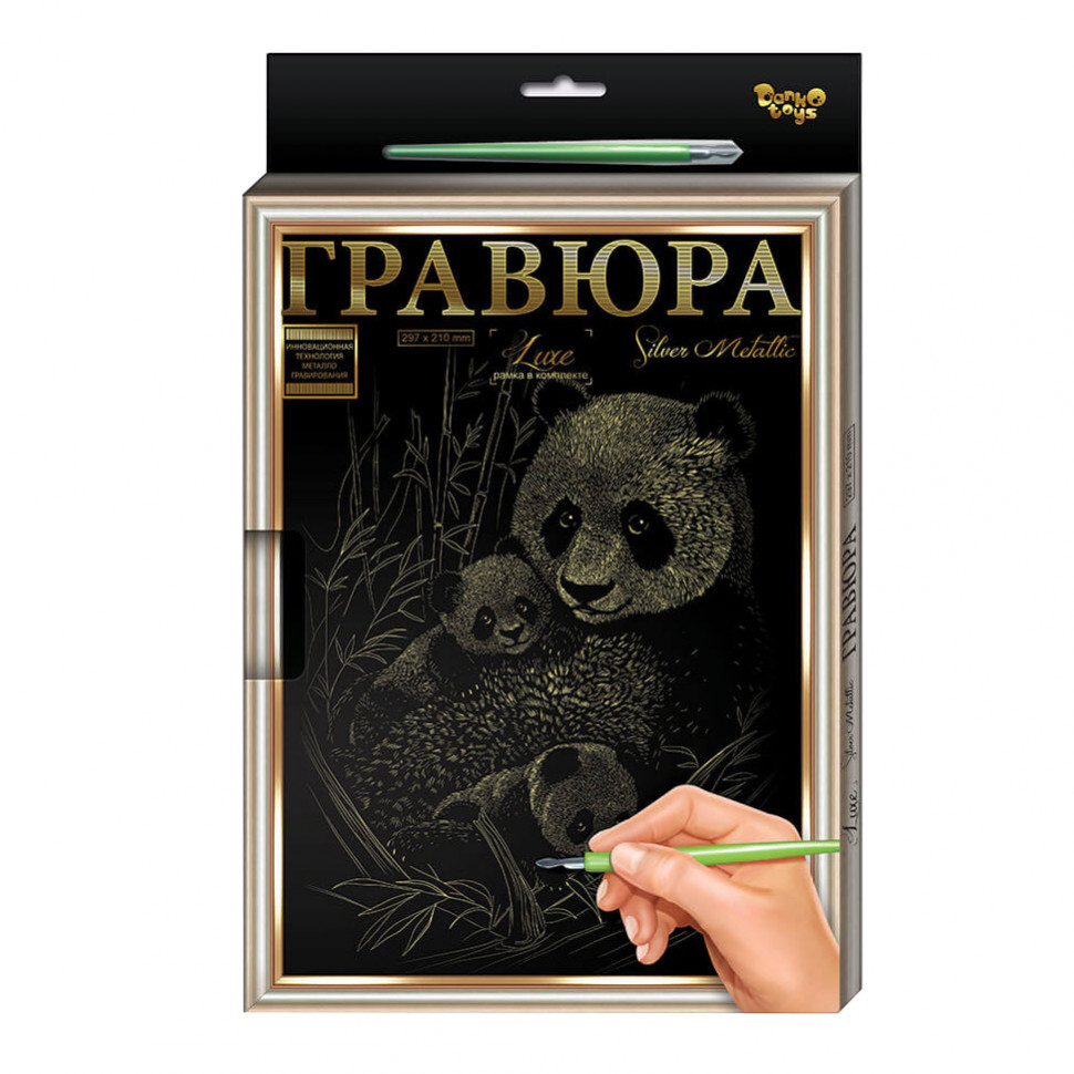 Гравюра А-4 Danko Toys L-GrA4-02 с рамкой