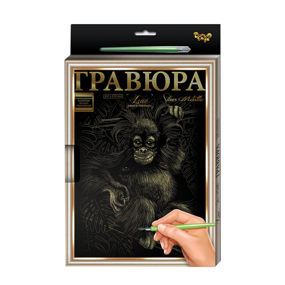 Гравюра А-4 Danko Toys L-GrA4-02 с рамкой