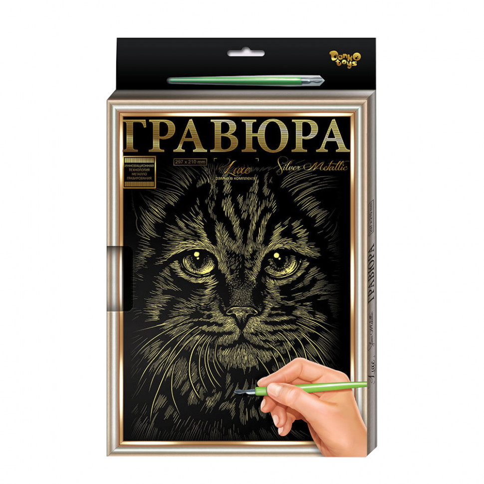 Гравюра А-4 Danko Toys L-GrA4-02 с рамкой