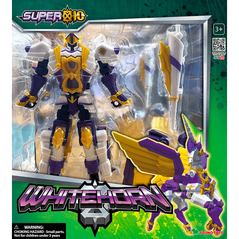 Детский игрушечный транформер Вайтхорн Super10 Young Toys 314062