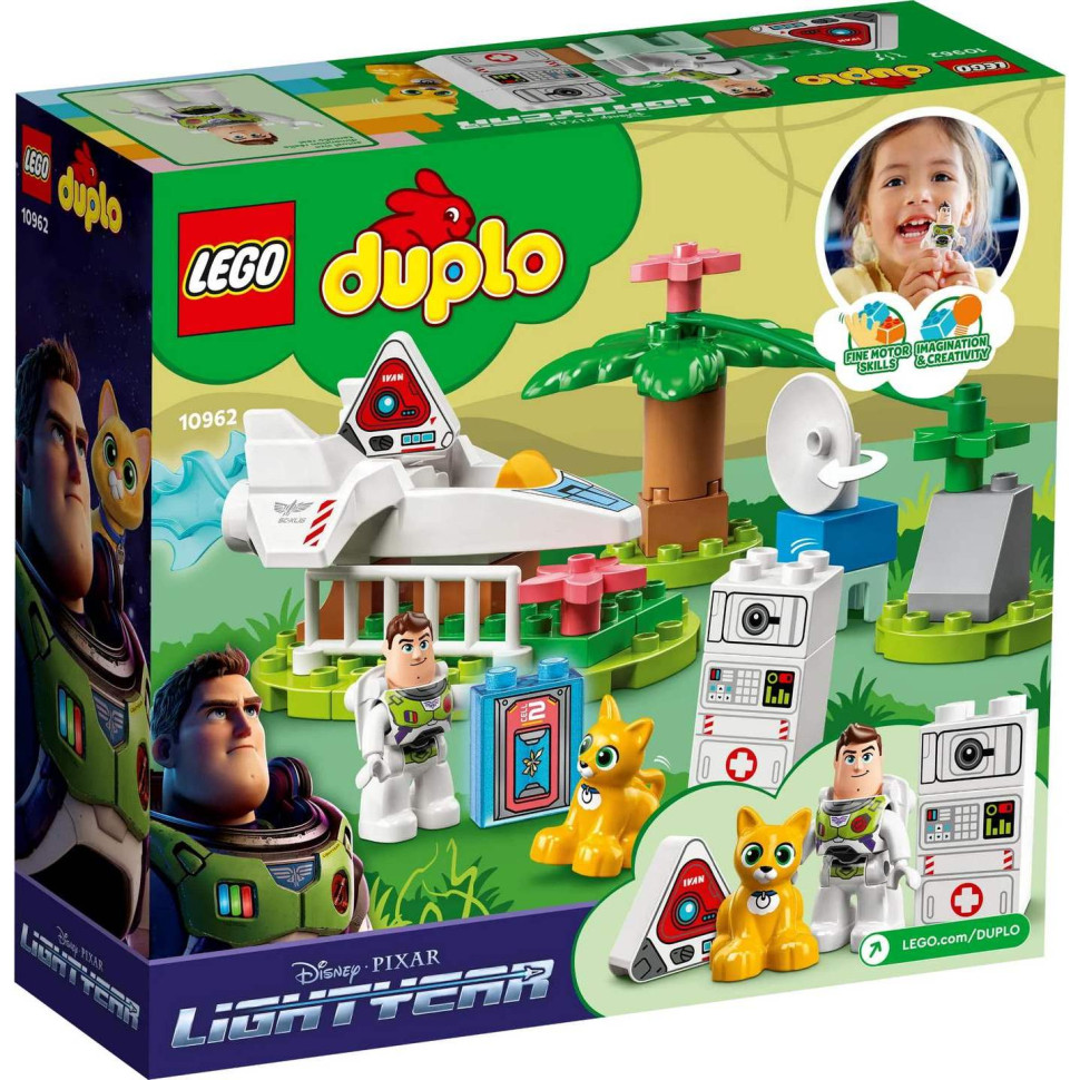 Конструктор LEGO DUPLO Disney Базз Спаситель и космическая миссия 10962