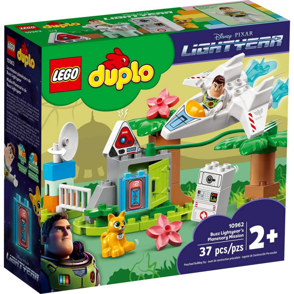 Конструктор LEGO DUPLO Disney Базз Спаситель и космическая миссия 10962