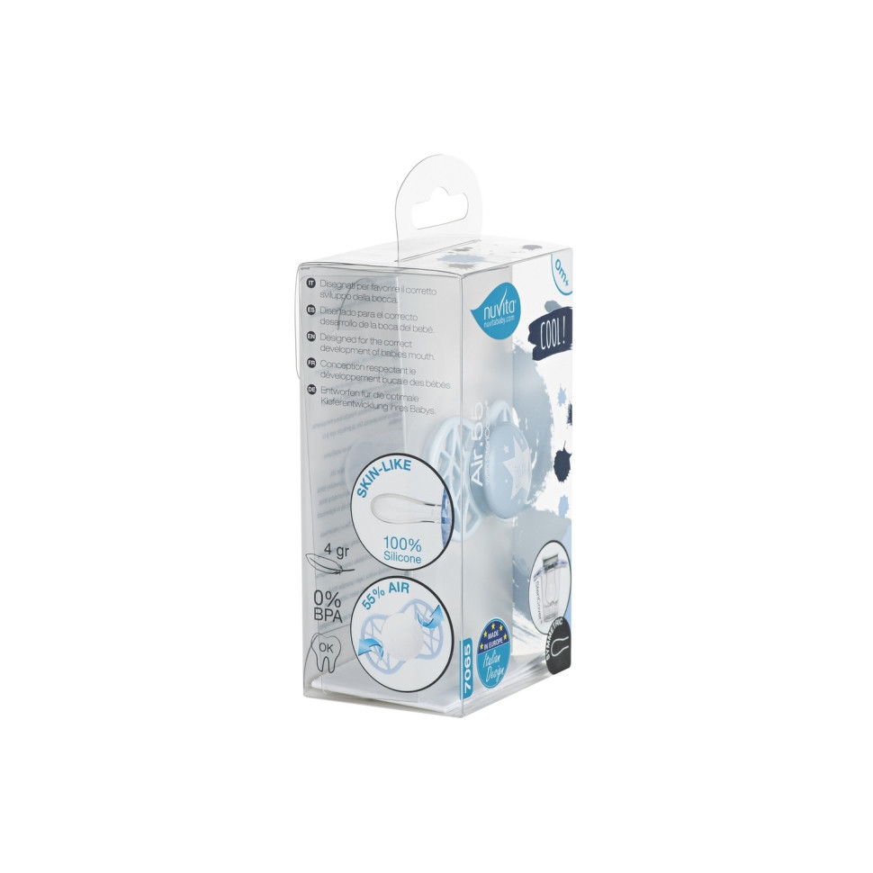 Пустушка Nuvita 7065 Air55 Cool симетрична 0m+ 