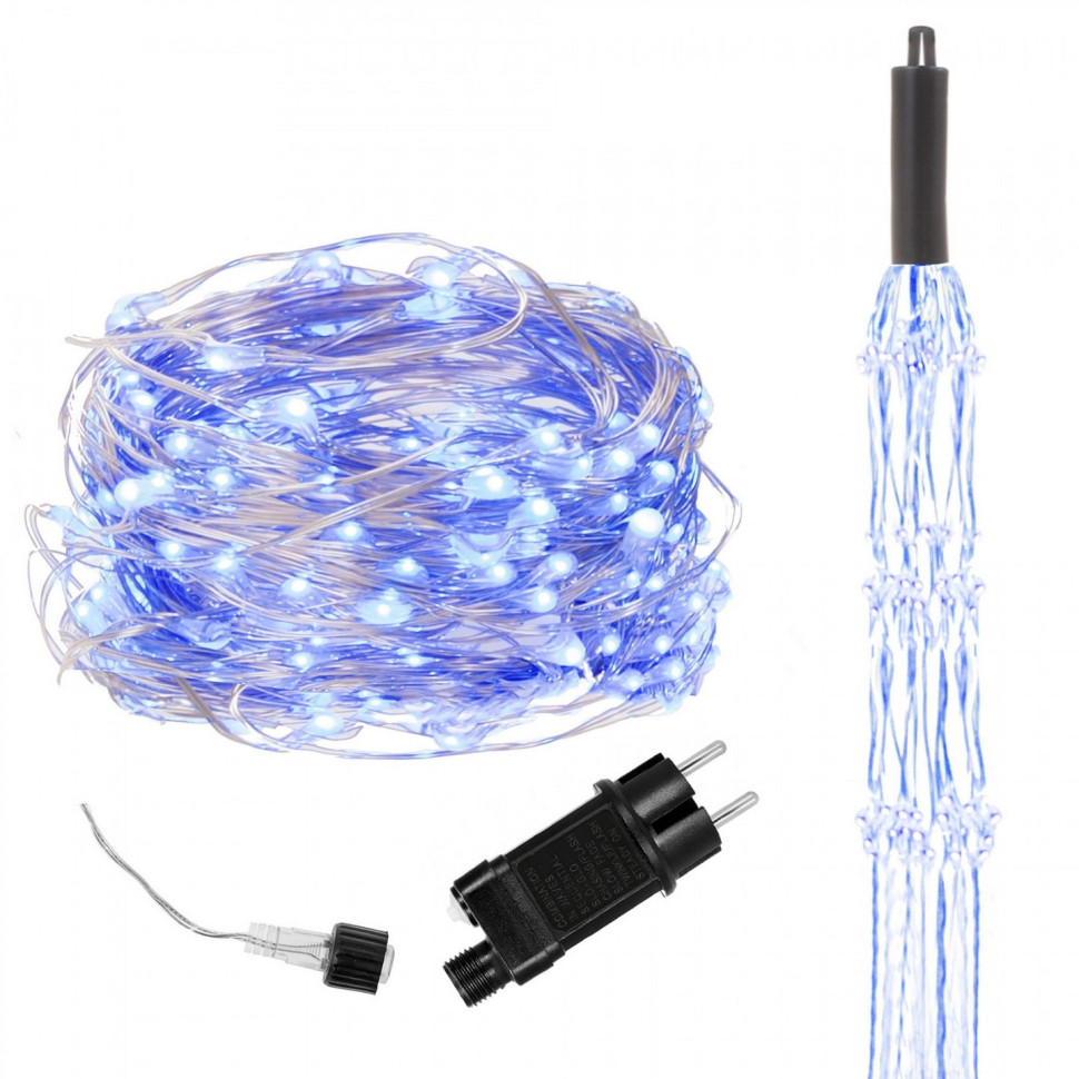 Гірлянда (кінський хвіст) Springos CL0095, 2 м 300 LED, Blue