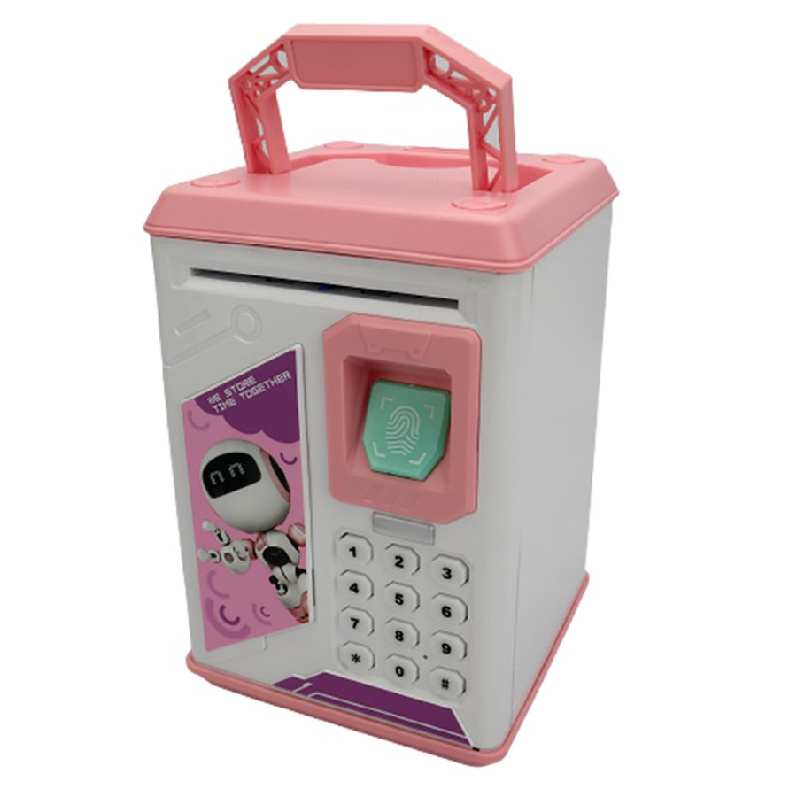 Дитяча іграшка Сейф скарбничка на батарейках Bambi 906(Pink) рожевий