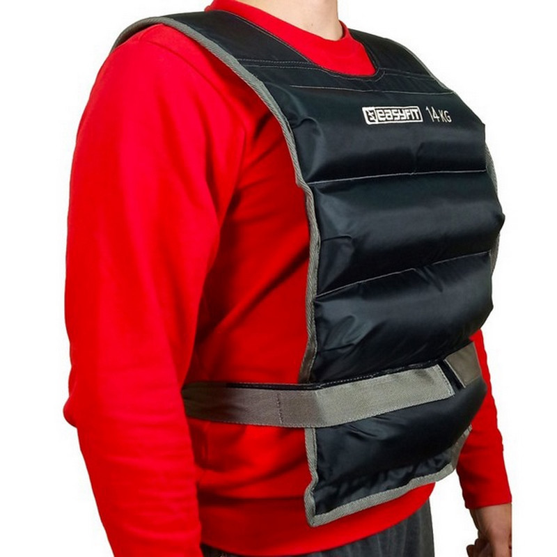 Жилет обважувальний EasyFit EF-VST-14 чорний 14 кг