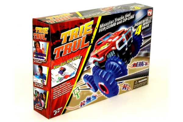 Машинка на бат. Trix Trux набор с трассой (желтый) JLT-AS331Y