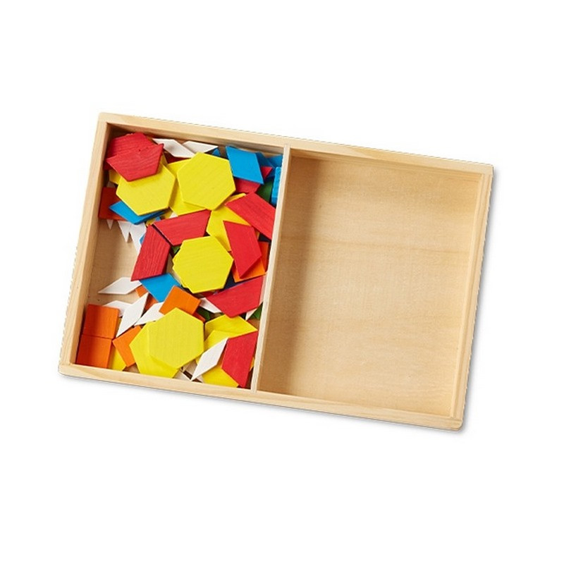 Большой набор деревянной мозаики Melissa&Doug MD10029, 120 элементов