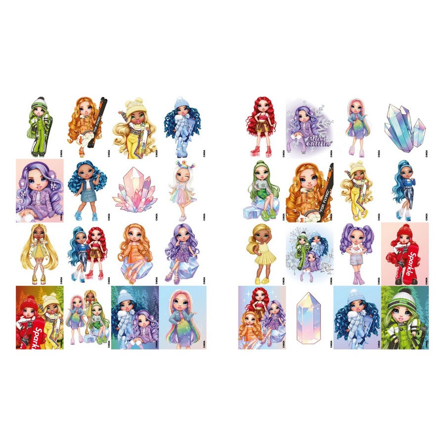 Розмальовка зі стікерами 