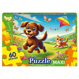 Пазл классический "Друзья" Danko Toys Mx60-11-12, 60 элементов