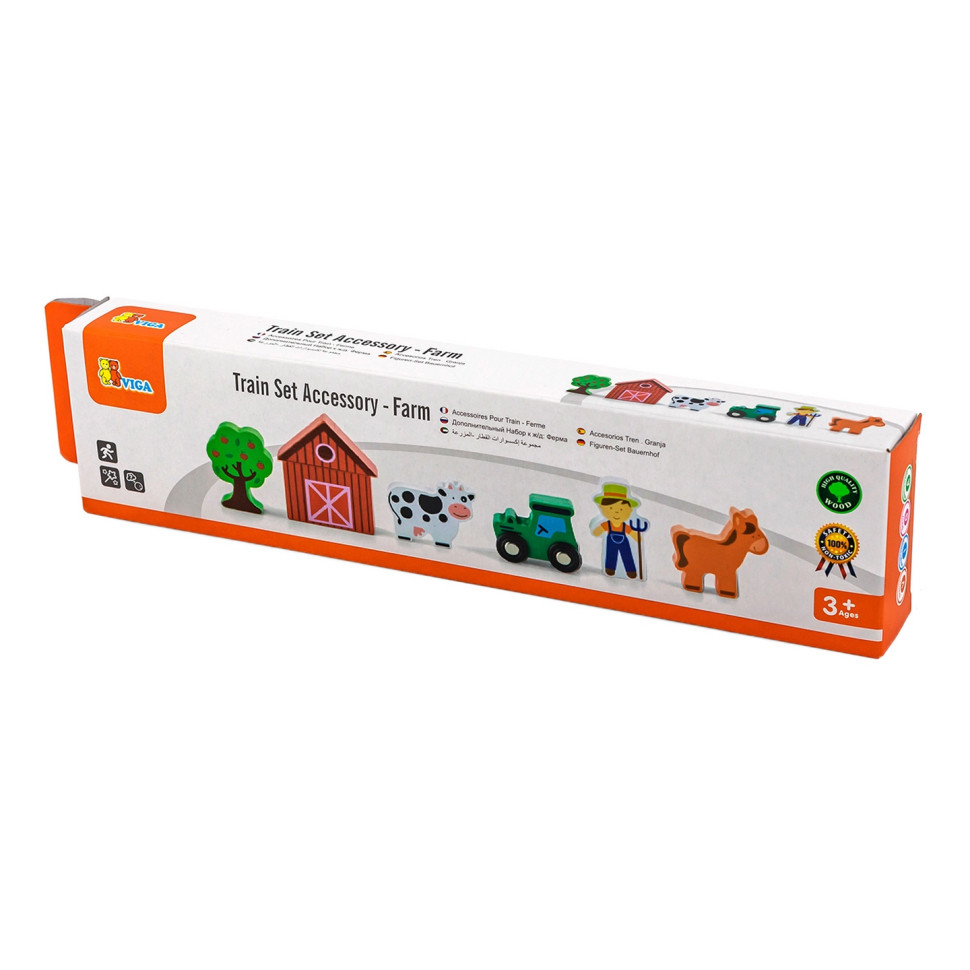 Игровой набор Ферма Viga Toys 50812 для железной дороги