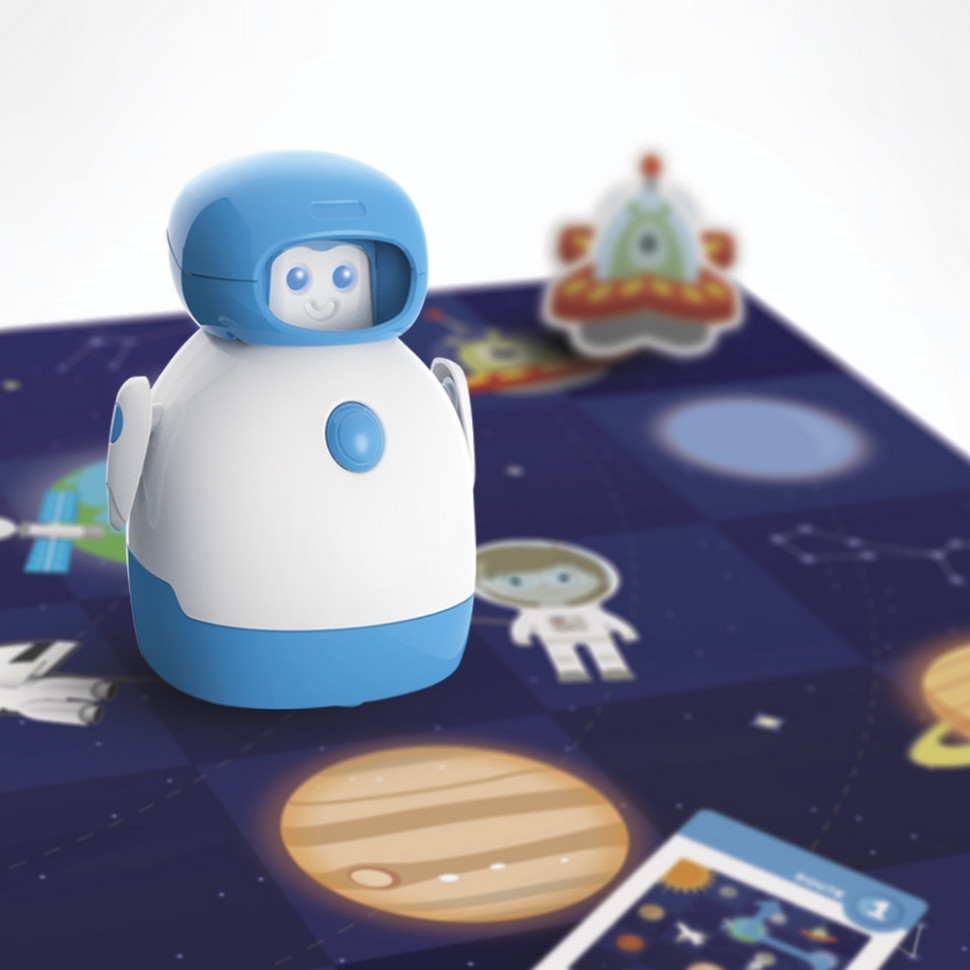 Мой первый программируемый робот Edu-Toys JS020, 16 карт с заданиями