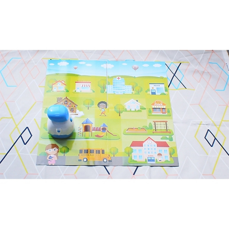 Мой первый программируемый робот Edu-Toys JS020, 16 карт с заданиями
