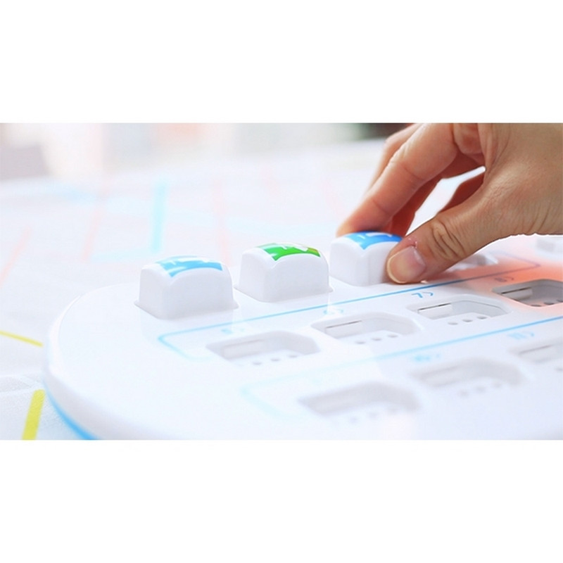 Мой первый программируемый робот Edu-Toys JS020, 16 карт с заданиями