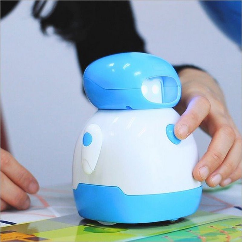 Мой первый программируемый робот Edu-Toys JS020, 16 карт с заданиями