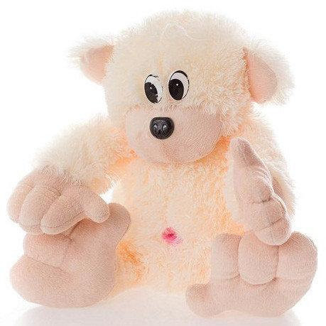 Мягкая игрушка Alina Toys обезьяна 55 см персиковая 5784755ALN