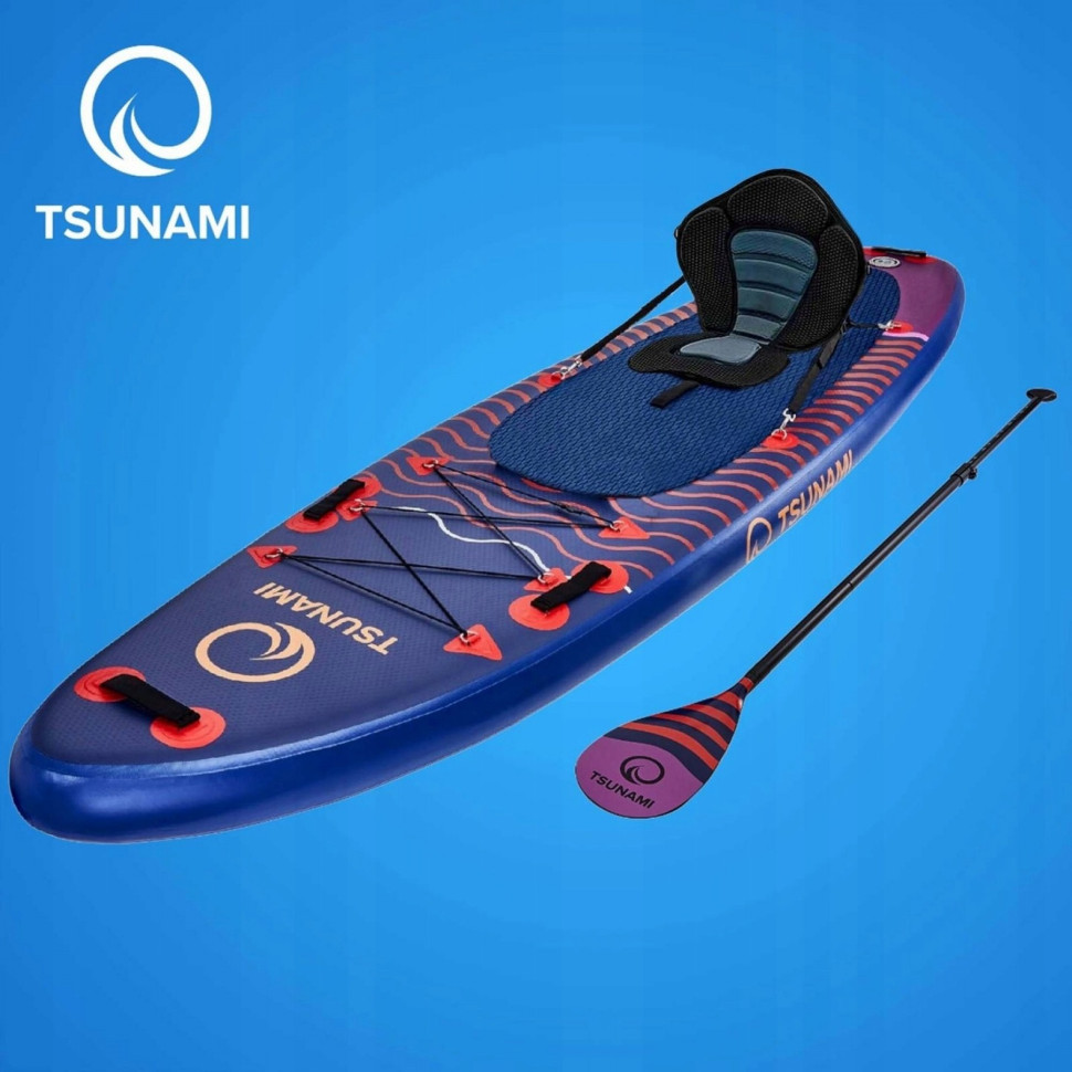 Надувная SUP доска Tsunami T05 с веслом Wave 350 см