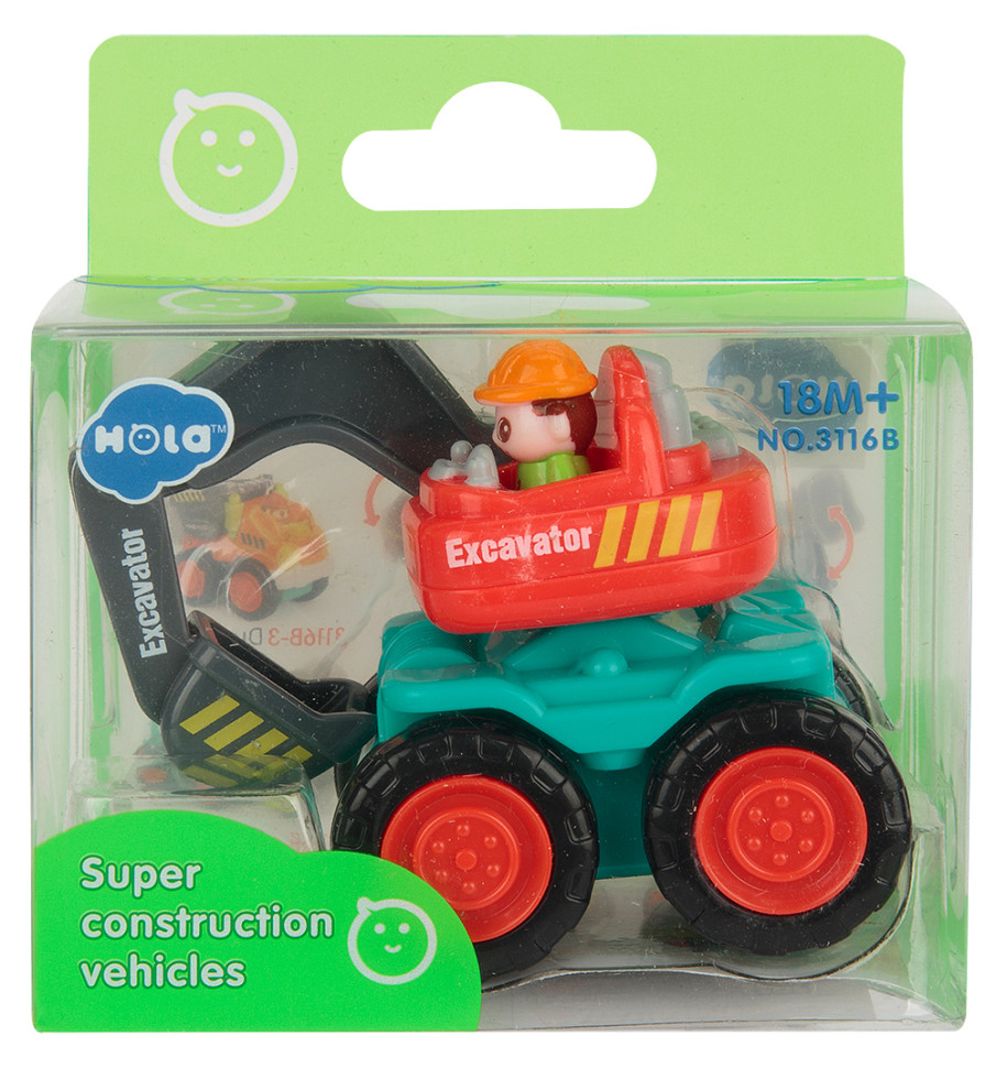 Іграшка машинка Будівельна техніка Hola Toys 3116B