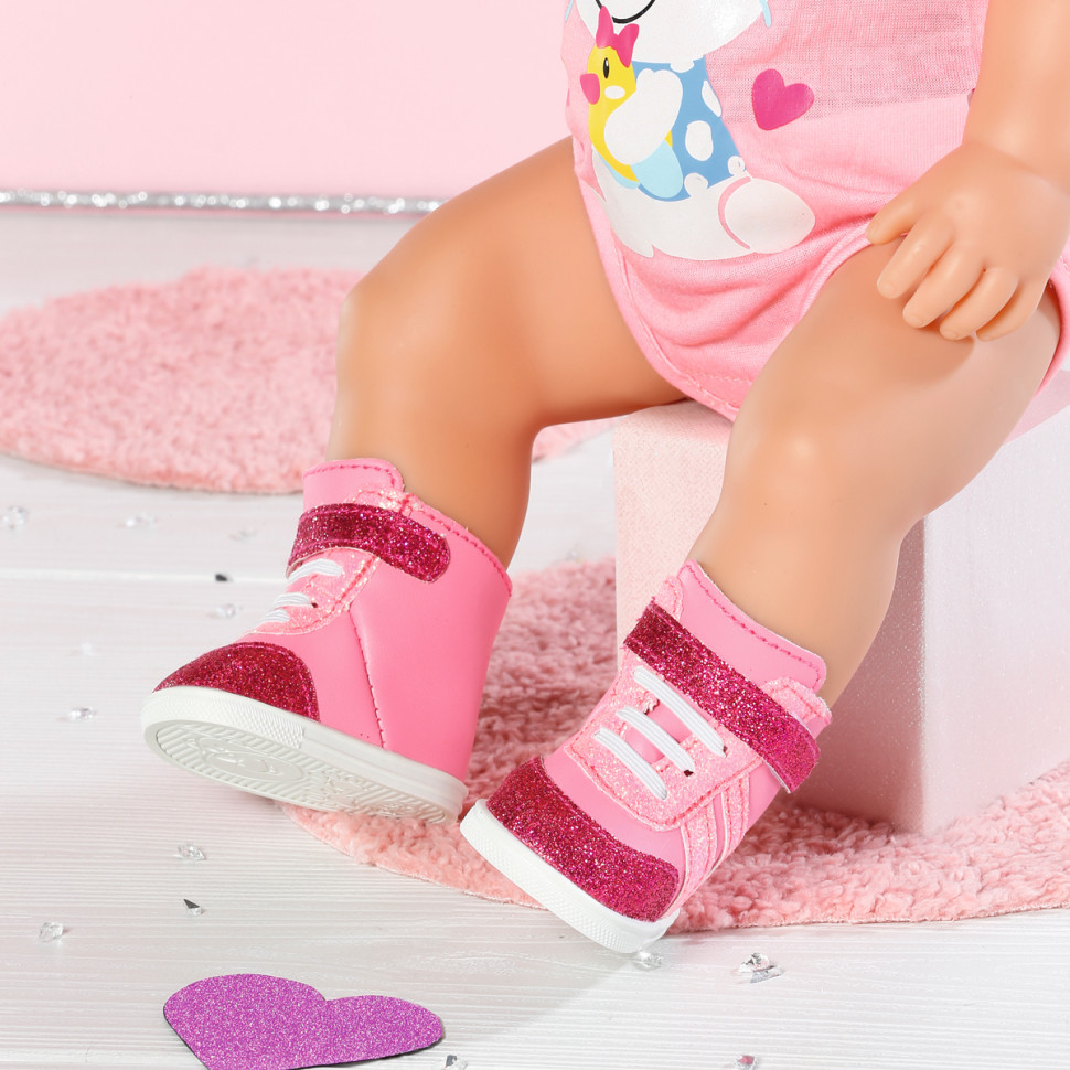 Обувь для куклы BABY BORN 833889 Розовые кеды