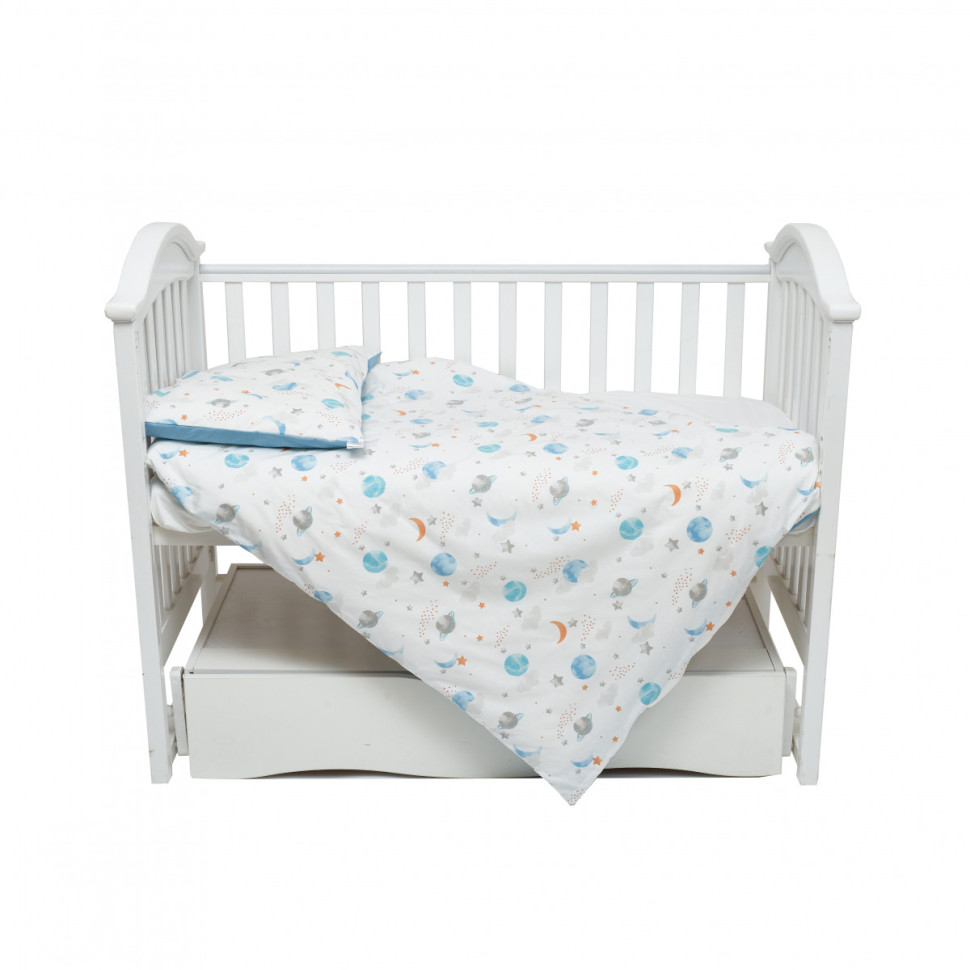 Сменная постель в кроватку Sky Cosmo Twins 3023-TS-14C, 4 элемента